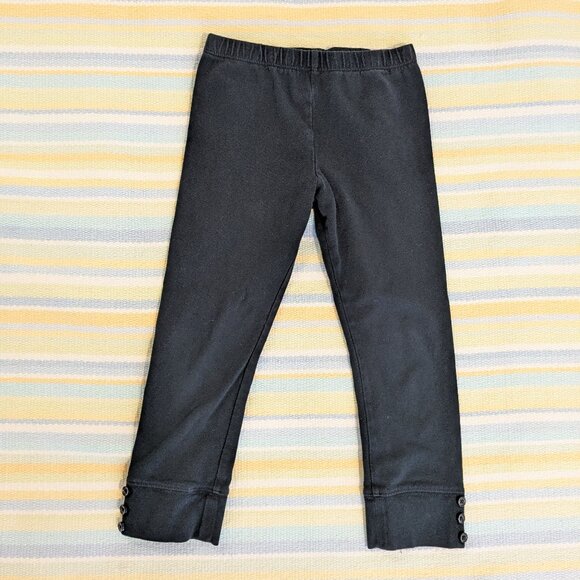 🛍️ BUNDLE ONLY • Circo Black Cropped Leggings Size 5T - Picture 1 of 4